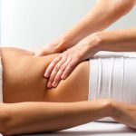 Sessão de osteopatia.